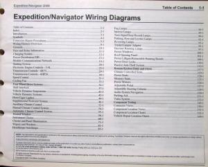 2008 Ford Lincoln Dealer Electrical Wiring Diagram Manual Expedition Navigator