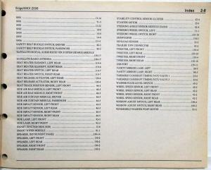 2008 Ford Lincoln Dealer Electrical Wiring Diagram Service Manual Edge MKX