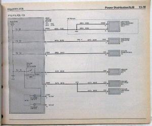 2008 Ford Lincoln Dealer Electrical Wiring Diagram Service Manual Edge MKX