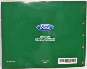 2008 Ford Lincoln Dealer Electrical Wiring Diagram Service Manual Edge MKX