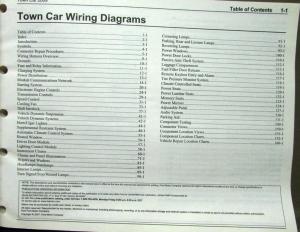 2009 Lincoln Dealer Electrical Wiring Diagram Service Manual Town Car