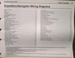 2009 Ford Lincoln Electrical Wiring Diagram  Manual Expedition Navigator