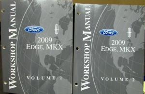 2009 Ford Edge and Lincoln MKX Service Shop Repair Manual Original