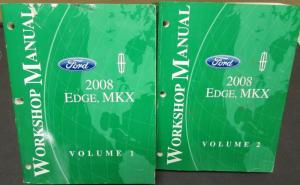 2008 Ford Edge & Lincoln MKX Service Shop Repair Manuals Original