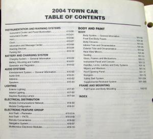 2005 Lincoln Town Car Service Shop Repair Manual Original