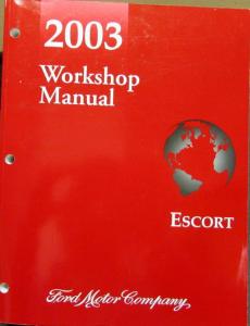 2003 Ford Escort Service Shop Repair Manual Original