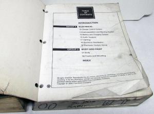 2000 Ford Taurus & Mercury Sable Vols 1 & 2 Service Shop Repair Manual Original