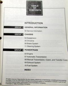 2000 Lincoln Continental Vols 1 & 2 Service Shop Repair Manual Original