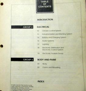 2000 Ford Focus Volume 1 & 2 Service Shop Repair Manual Original