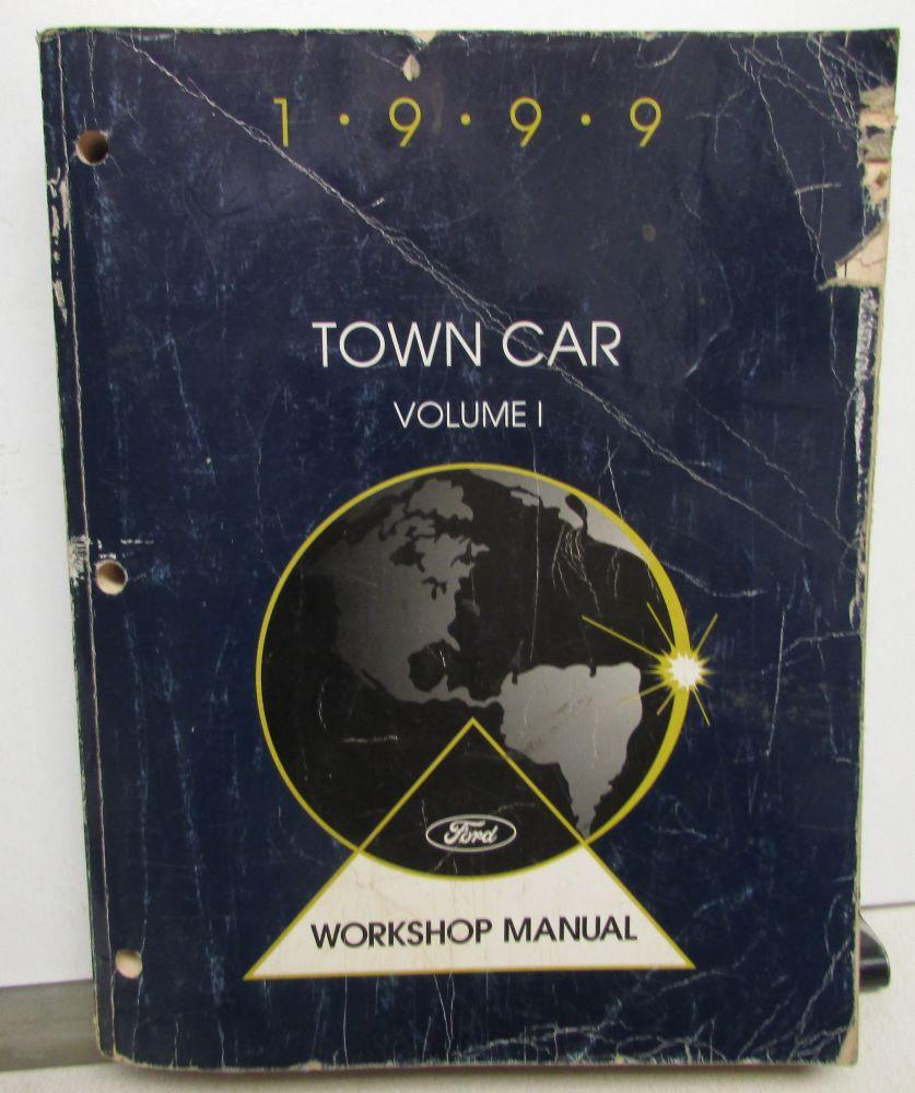 1999 Lincoln Town Car Volume 1 Only Service Shop Repair Manual Original