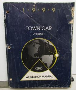 1999 Lincoln Town Car Volume 1 Only Service Shop Repair Manual Original