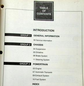 1999 Lincoln Continental Volume 1 & 2 Service Shop Repair Manual Original