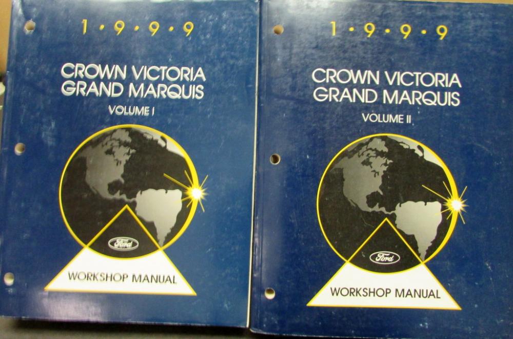 1999 Ford Crown Victoria Mercury Grand Marquis Service Shop Repair Manual Orig