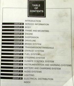 1998 Ford Taurus Mercury Sable Service Shop Repair Manual Original
