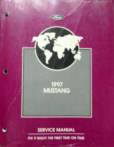 1997 Ford Mustang GT Service Shop Repair Manual Original