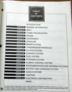1997 Ford Mustang GT Service Shop Repair Manual Original
