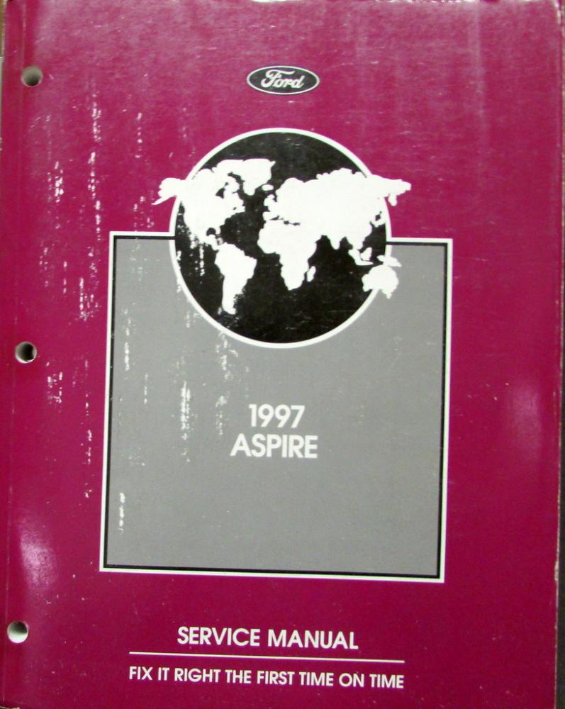 1997 Ford Aspire Service Shop Repair Manual Original