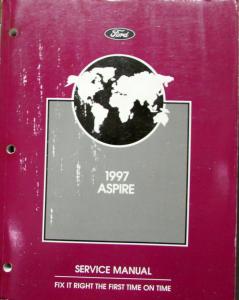 1997 Ford Aspire Service Shop Repair Manual Original