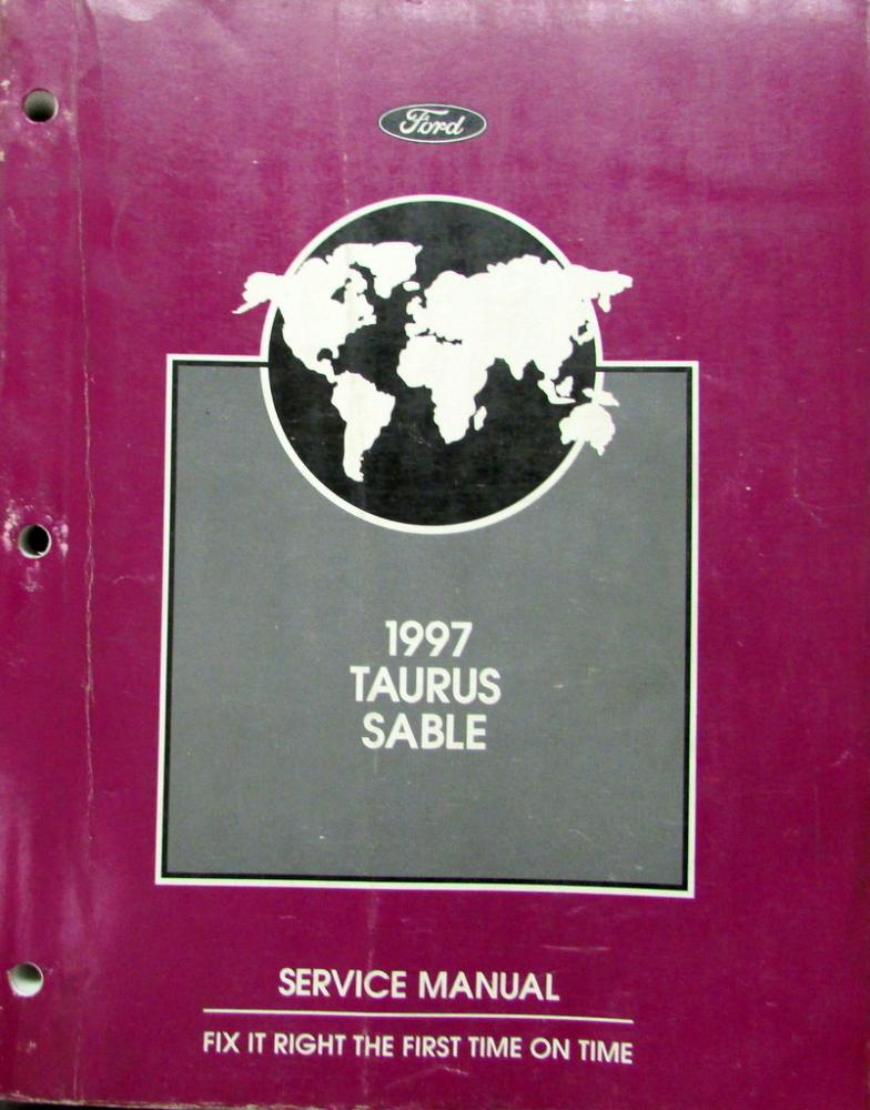 1997 Ford Taurus Mercury Sable Shop Repair Service Manual Original