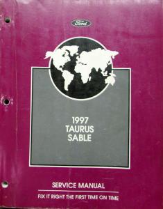 1997 Ford Taurus Mercury Sable Shop Repair Service Manual Original