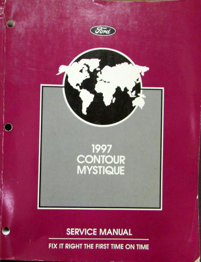 1997 Ford Contour Mercury Mystique Service Shop Repair Manual Original