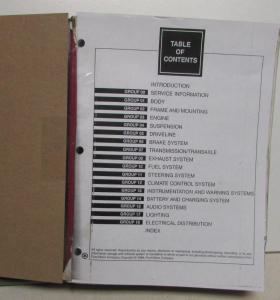 1997 Lincoln Town Car Service Shop Repair Manual Original