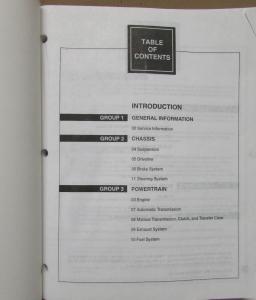 1997 Ford Escort Mercury Tracer Service Shop Repair Manual Original