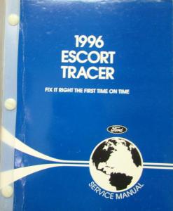 1996 Ford Escort Mercury Tracer Service Shop Repair Manual Original