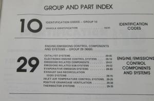 1981 Ford Car Truck Series Shop Service Manual Engine Emissions Diagnosis Orig