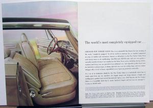 1963 Chrysler New Yorker Salon Cecil Beaton Color Photographs Sales Brochure