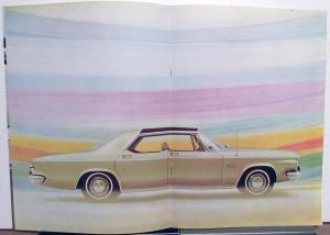 1963 Chrysler New Yorker Salon Cecil Beaton Color Photographs Sales Brochure