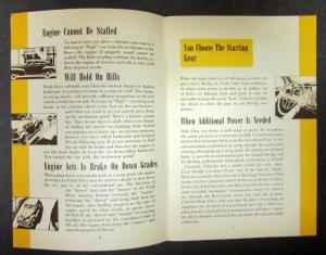 1941 Chrysler Fluid Drive Gold Tone Sales Brochure Original