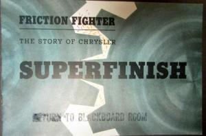 1945 Chrysler Friction Fighter Superfinish Auto Sales Brochure Original