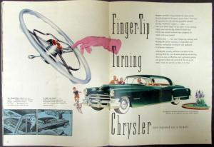 1951 Chrysler Events Magazine July Issue Imperial Hydraguide Plymouth Belvedere