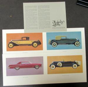 1923 1931 1932 1963 Chrysler LeBaron Isotta Fraschini Pierce Arrow Prints