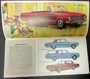 1964 Simca Plymouth Chrysler Imperial Dodge Full Line Sales Brochure Original