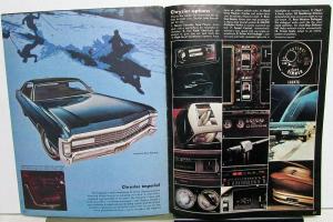 1971 Chrysler Plymouth Sales Brochure Duster Cuda Satellite Fury Newport & More