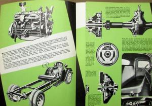 1936 GMC Truck Model T16H 2 Ton Sales Brochure Folder Original