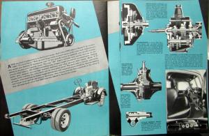 1936 GMC Truck Model T18 Two & Half Ton Range Sales Brochure Original