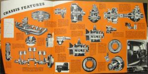 1936 GMC Truck Model T 46 Six Ton Range Sales Brochure Folder Original
