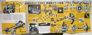 1937 1938 GMC Truck Model T16H Two Ton Range Sales Brochure Folder Original