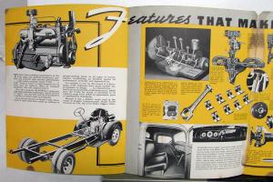 1937 1938 GMC Truck Model T16H Two Ton Range Sales Brochure Folder Original