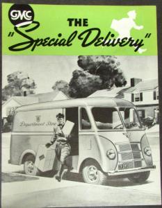 1938 GMC Special Delivery Route Truck Sales Brochure Folder Original