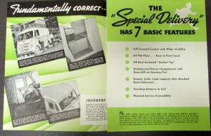 1938 GMC Special Delivery Route Truck Sales Brochure Folder Original