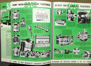 1942 1943 1944 GMC Truck WPB Essential Users Army Workhorse Sales Brochure