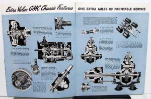 1948 49 GMC Trucks Series 800 850 AC AF ACW Sales Brochure Original