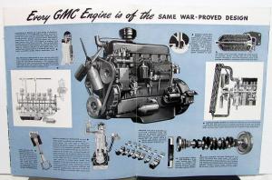 1948 49 GMC Trucks Series 800 850 AC AF ACW Sales Brochure Original