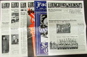 1949 GMC Factory News Oct Thru Dec & United Fun Torch Drive Issue Set of 6 Orig