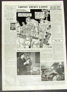 1949 GMC Factory News Oct Thru Dec & United Fun Torch Drive Issue Set of 6 Orig