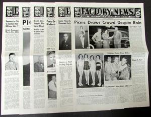 1949 GMC Factory News July Thru September Issues Set of 6 Originals